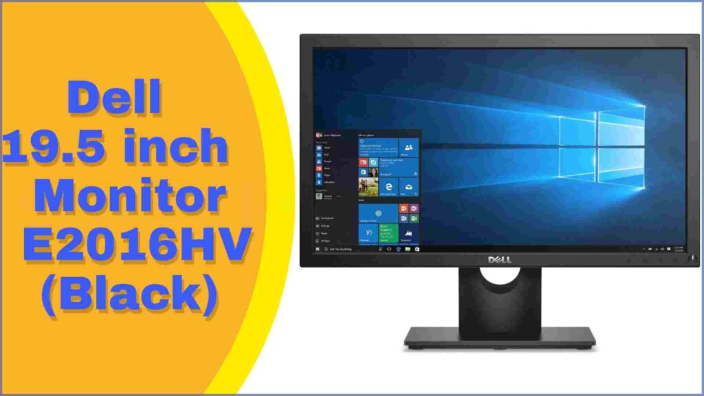 Dell 19.5 inch Monitor E2016HV (Black) review