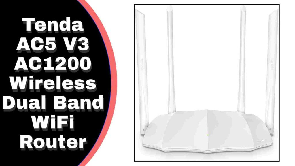 Tenda AC5 V3 AC1200 Dual Band WiFi Router