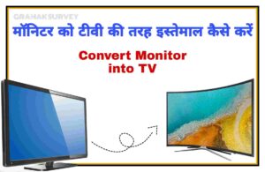 Convert Monitor into TV
