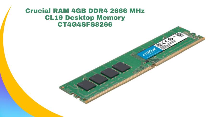 Crucial RAM 4GB DDR4 2666 MHz CL19 Desktop Memory Review in Hindi