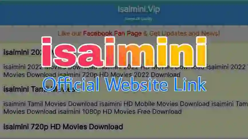 isaimini 2023 New Official Website Link